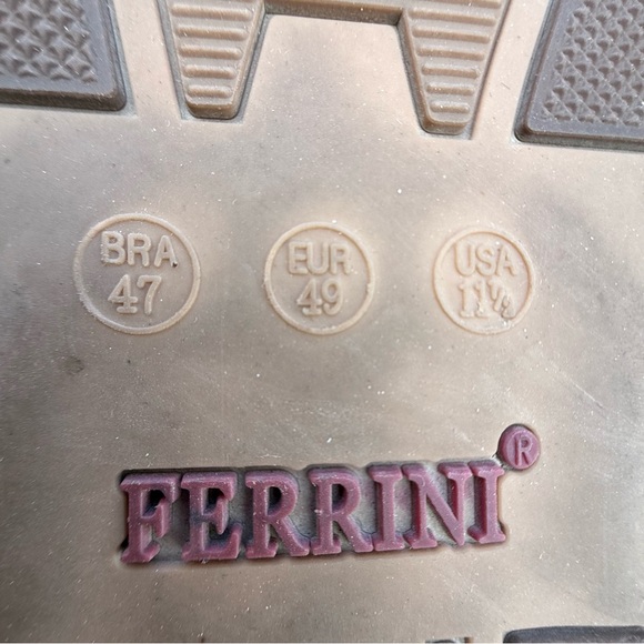 Ferrini Arabic Men's Black Leather Open Toe Sandals Buckle Detail EU 49 US 11.5 - Picture 11 of 14